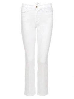 Frame Le High High-Rise Stretch Straight-Leg Jeans