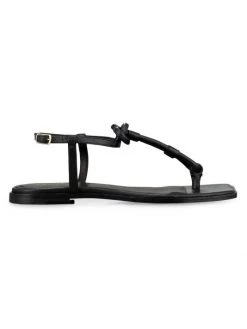 Frame Le Lunit Leather Sandals Noir