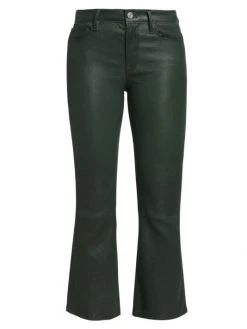Frame Le Crop Mini Boot Leather Pants