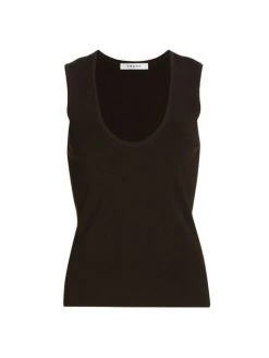 Frame U-Neck Short-Sleeve Top Americano 7 Frame U-Neck Short-Sleeve Top Americano -Frame Sales Store unnamed file 111