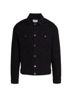 Frame Stretch Cotton Trucker Jacket For Men