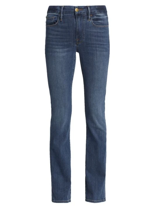 Frame Le Mini Boot Mid-Rise Stretch Flare Jeans 3 Frame Le Mini Boot Mid-Rise Stretch Flare Jeans