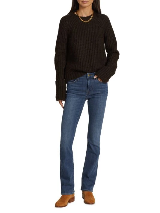Frame Le Mini Boot Mid-Rise Stretch Flare Jeans 4 Frame Le Mini Boot Mid-Rise Stretch Flare Jeans - Image 2