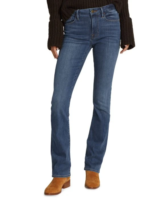 Frame Le Mini Boot Mid-Rise Stretch Flare Jeans 5 Frame Le Mini Boot Mid-Rise Stretch Flare Jeans - Image 3