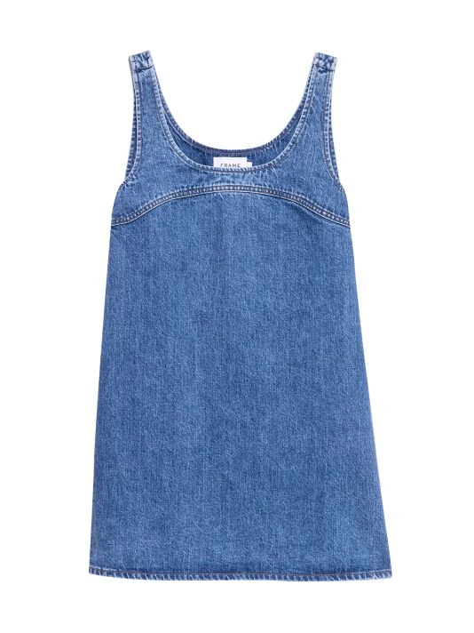 Frame Micro Flare Denim Minidress 3 Frame Micro Flare Denim Minidress