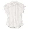 Frame Rolled-Sleeve Stripe Button-Down Top -Frame Sales Store unnamed file 1171