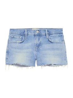 Frame Le Cut-Off Denim Shorts