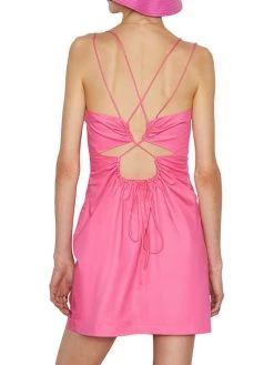 Frame Tie-Back Minidress -Frame Sales Store unnamed file 1192