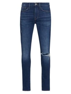 Frame D-Jagger True Distressed Skinny Jeans For Men