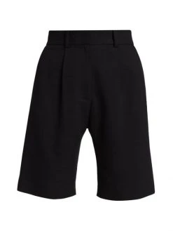 Frame Silk Bermuda Shorts Bone