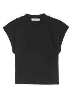 Frame Cropped Mock Turtleneck T-Shirt Surplus -Frame Sales Store unnamed file 1242