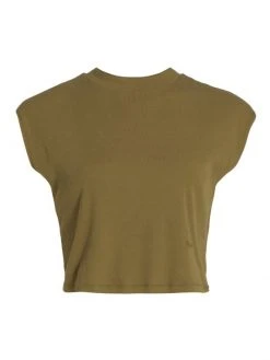 Frame Cropped Mock Turtleneck T-Shirt Surplus -Frame Sales Store unnamed file 1243