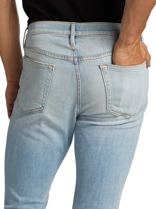 Frame L’Homme Slim Faded Stretch Slim-Fit Jeans For Men 8 Frame L’Homme Slim Faded Stretch Slim-Fit Jeans For Men - Image 6