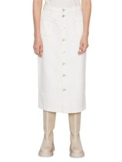 Frame Le Bardot Denim Pencil Skirt -Frame Sales Store unnamed file 1271