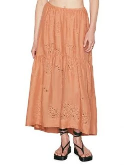 Frame Eyelet Linen Maxi Skirt -Frame Sales Store unnamed file 1352