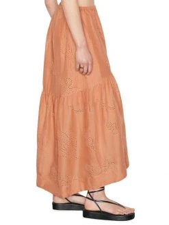 Frame Eyelet Linen Maxi Skirt -Frame Sales Store unnamed file 1353