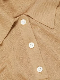 Frame Silk & Cashmere Polo Sweater -Frame Sales Store unnamed file 1394