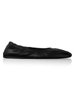 Frame Le Micah Leather Ballet Flats Noir -Frame Sales Store unnamed file 140