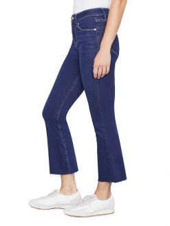 Frame Le Crop Mini Boot Mid-Rise Stretch Cropped Boot-Cut Jeans -Frame Sales Store unnamed file 1420