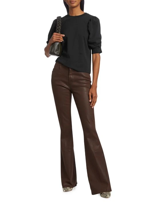 Frame Frankie Cotton T-Shirt Pine 4 Frame Frankie Cotton T-Shirt Pine - Image 2