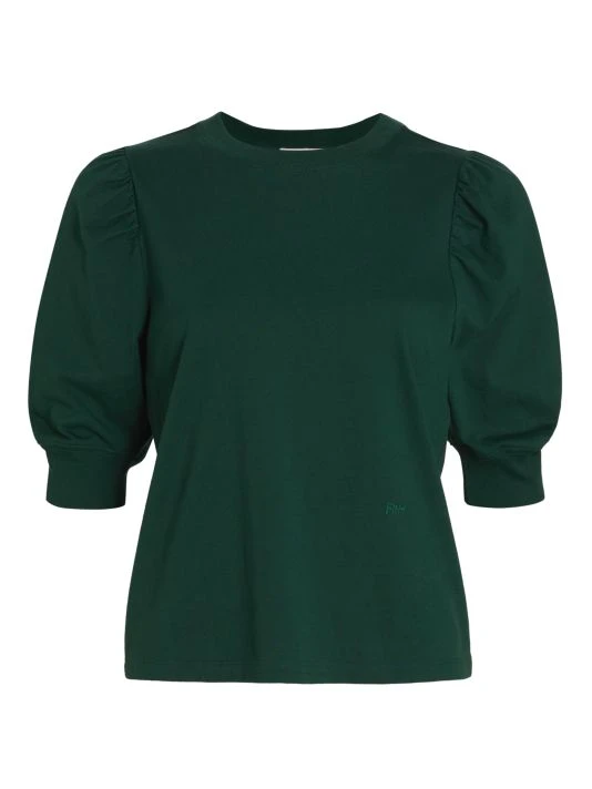 Frame Frankie Cotton T-Shirt Pine 7 Frame Frankie Cotton T-Shirt Pine - Image 5