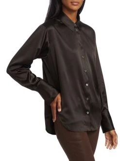 Frame The Standard Silk Button-Up Shirt -Frame Sales Store unnamed file 1442