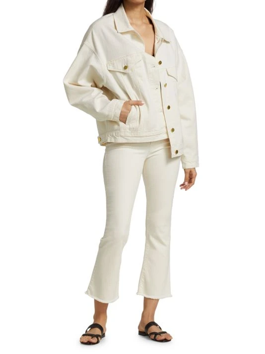 Frame Le Crop Raw-Edge Stretch Mini Bootcut Jeans 4 Frame Le Crop Raw-Edge Stretch Mini Bootcut Jeans - Image 2