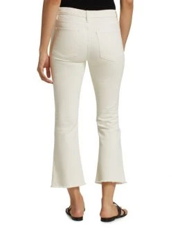Frame Le Crop Raw-Edge Stretch Mini Bootcut Jeans 13 Frame Le Crop Raw-Edge Stretch Mini Bootcut Jeans -Frame Sales Store unnamed file 155