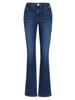 Frame Le Mini Boot Low-Rise Stretch Flare Jeans