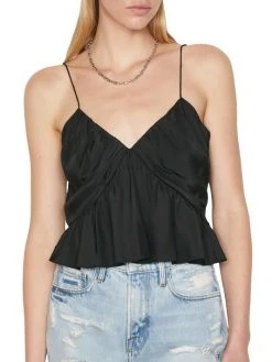 Frame Silk Shirred Flounce Tank Top 10 Frame Silk Shirred Flounce Tank Top -Frame Sales Store unnamed file 1565