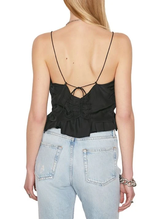 Frame Silk Shirred Flounce Tank Top 7 Frame Silk Shirred Flounce Tank Top - Image 5