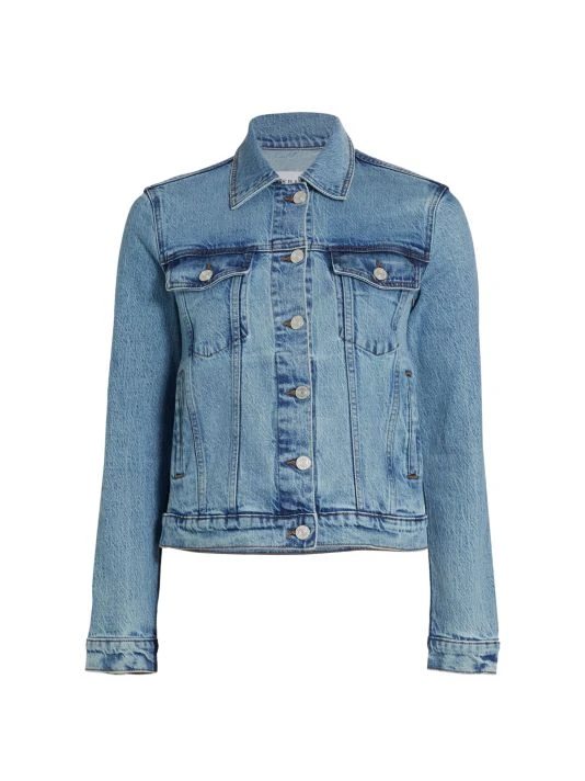Frame Cropped Denim Jacket 3 Frame Cropped Denim Jacket