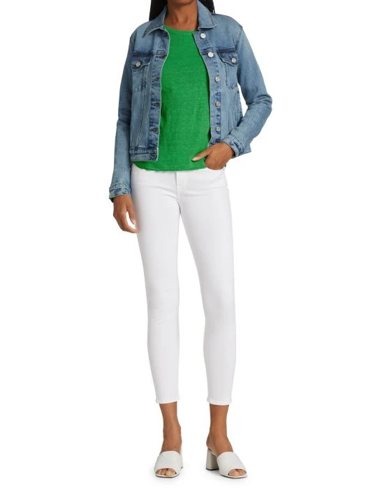 Frame Cropped Denim Jacket 4 Frame Cropped Denim Jacket - Image 2