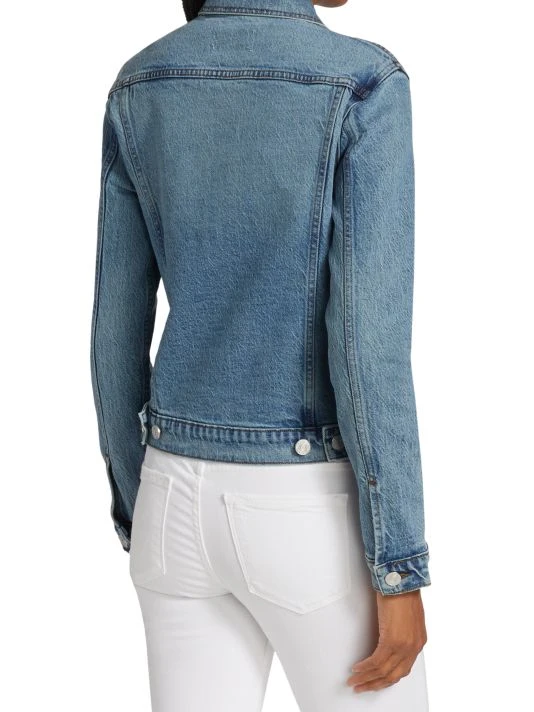 Frame Cropped Denim Jacket 7 Frame Cropped Denim Jacket - Image 5