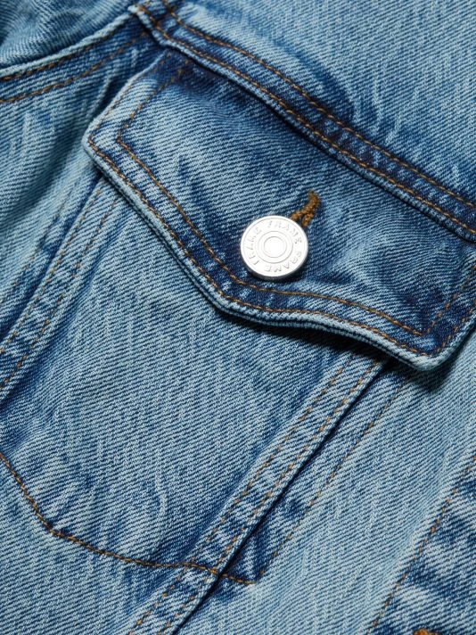 Frame Cropped Denim Jacket 9 Frame Cropped Denim Jacket - Image 7