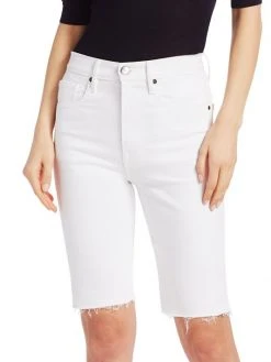 Frame Le Vintage High-Rise Stretch Denim Bermuda Shorts -Frame Sales Store unnamed file 1612