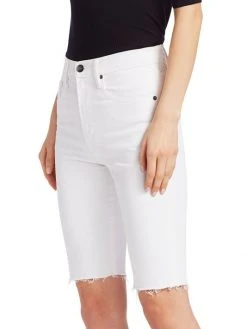 Frame Le Vintage High-Rise Stretch Denim Bermuda Shorts -Frame Sales Store unnamed file 1613