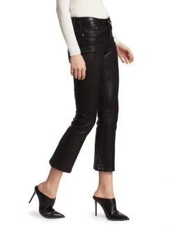 Frame Le Crop High-Rise Mini Bootcut Leather Pants -Frame Sales Store unnamed file 1647