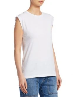 Frame Le Mid Rise Muscle Tee Noir -Frame Sales Store unnamed file 1669