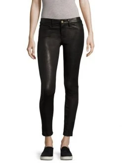 Frame Le Skinny De Jeanne Mid-Rise Leather Pants -Frame Sales Store unnamed file 1683