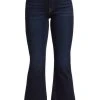 Frame Le Crop Mid-Rise Stretch Boot-Cut Jeans