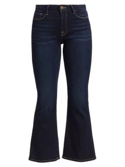 Frame Le Crop Mid-Rise Stretch Boot-Cut Jeans