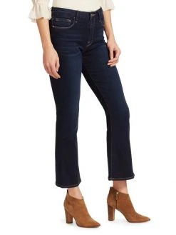 Frame Le Crop Mid-Rise Stretch Boot-Cut Jeans -Frame Sales Store unnamed file 1689