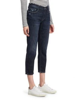 Frame Le Garçon Mid-Rise Crop Roll Cuff Jeans 11 Frame Le Garçon Mid-Rise Crop Roll Cuff Jeans -Frame Sales Store unnamed file 1728