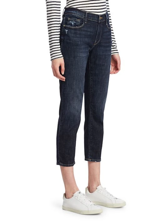Frame Le Garçon Mid-Rise Crop Roll Cuff Jeans 6 Frame Le Garçon Mid-Rise Crop Roll Cuff Jeans - Image 4