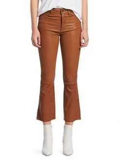 Frame Leather High-Rise Kick Flare Pants -Frame Sales Store unnamed file 1733