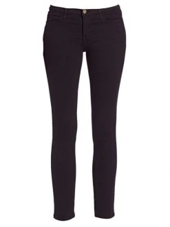 Frame Le Cropped Mid-Rise Skinny Jeans