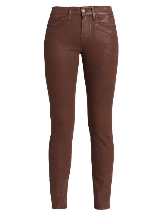 Frame Le Skinny De Jeanne Coated Jeans 3 Frame Le Skinny De Jeanne Coated Jeans