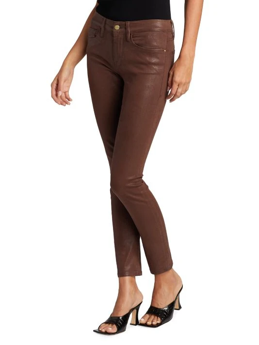 Frame Le Skinny De Jeanne Coated Jeans 6 Frame Le Skinny De Jeanne Coated Jeans - Image 4