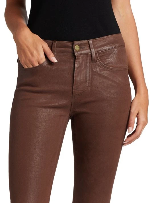 Frame Le Skinny De Jeanne Coated Jeans 8 Frame Le Skinny De Jeanne Coated Jeans - Image 6